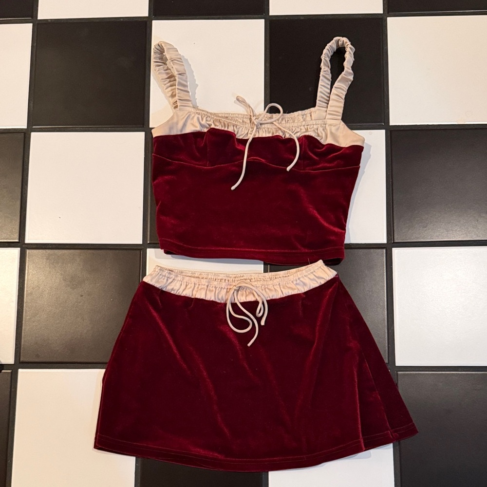 Princess Polly emah velvet mini set